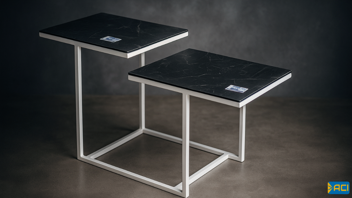 Two levels table 40*60 cm - ACI Store