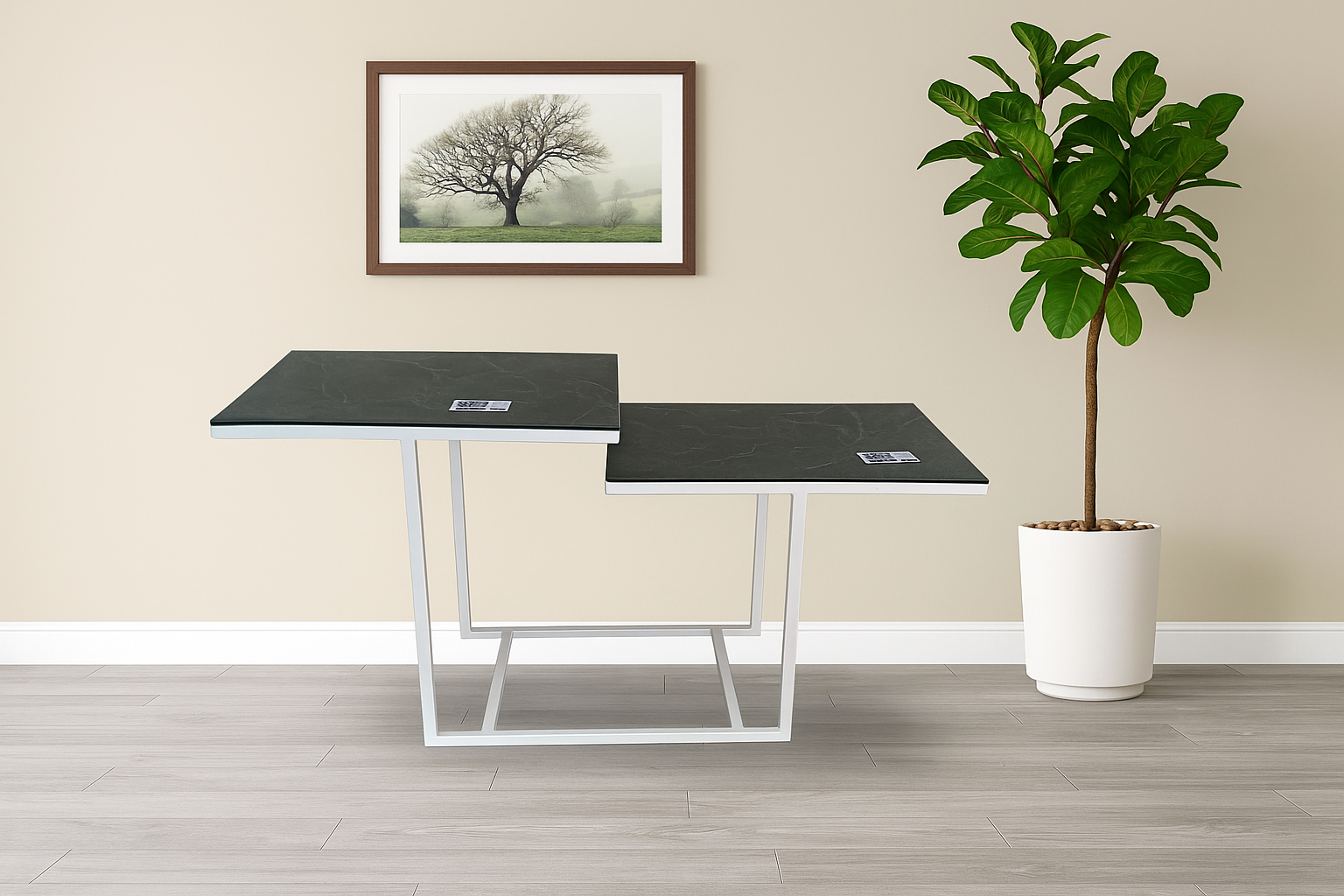 Two levels table 40*60 cm