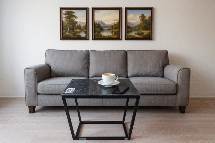 Conned shape 40*60 cm elegant table - Image 9