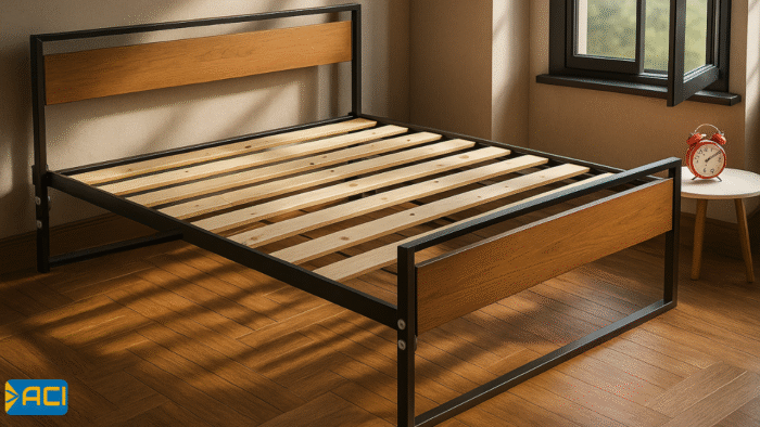 Metal bed 100cm - Image 15