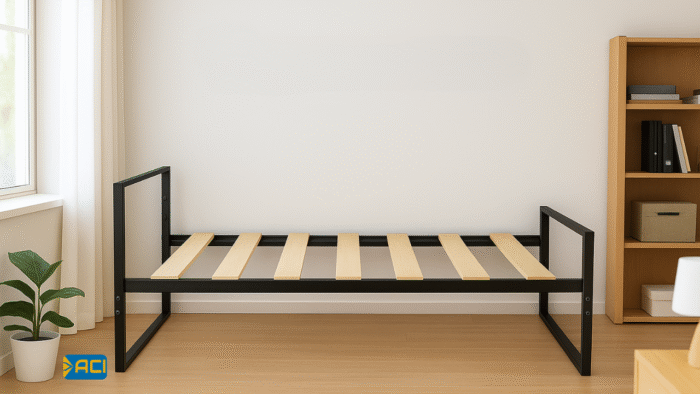 Metal bed 100cm - Image 10