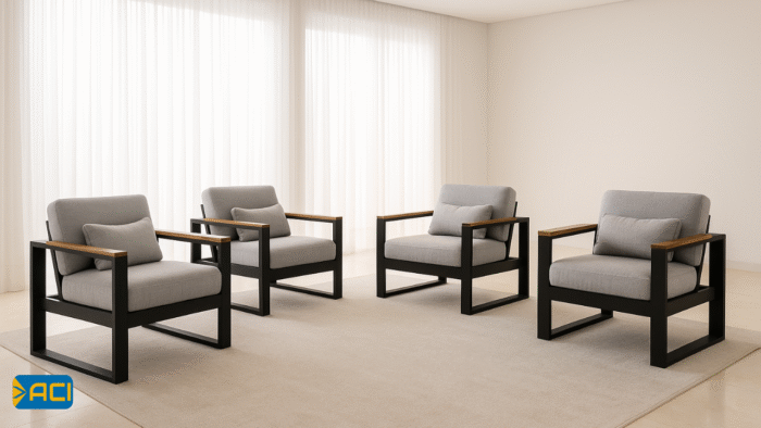 Metal Sofas with steel frames - Image 12