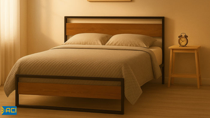 Metal bed 100cm - Image 17