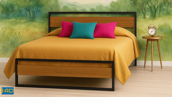 Metal bed 100cm - Image 18