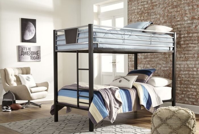 Metal bed two levels 120 cm - Image 5