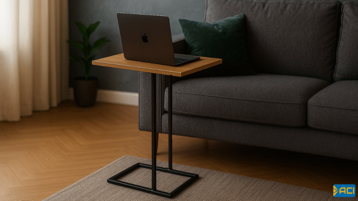 Rectangular fixed side table 35*50 cm